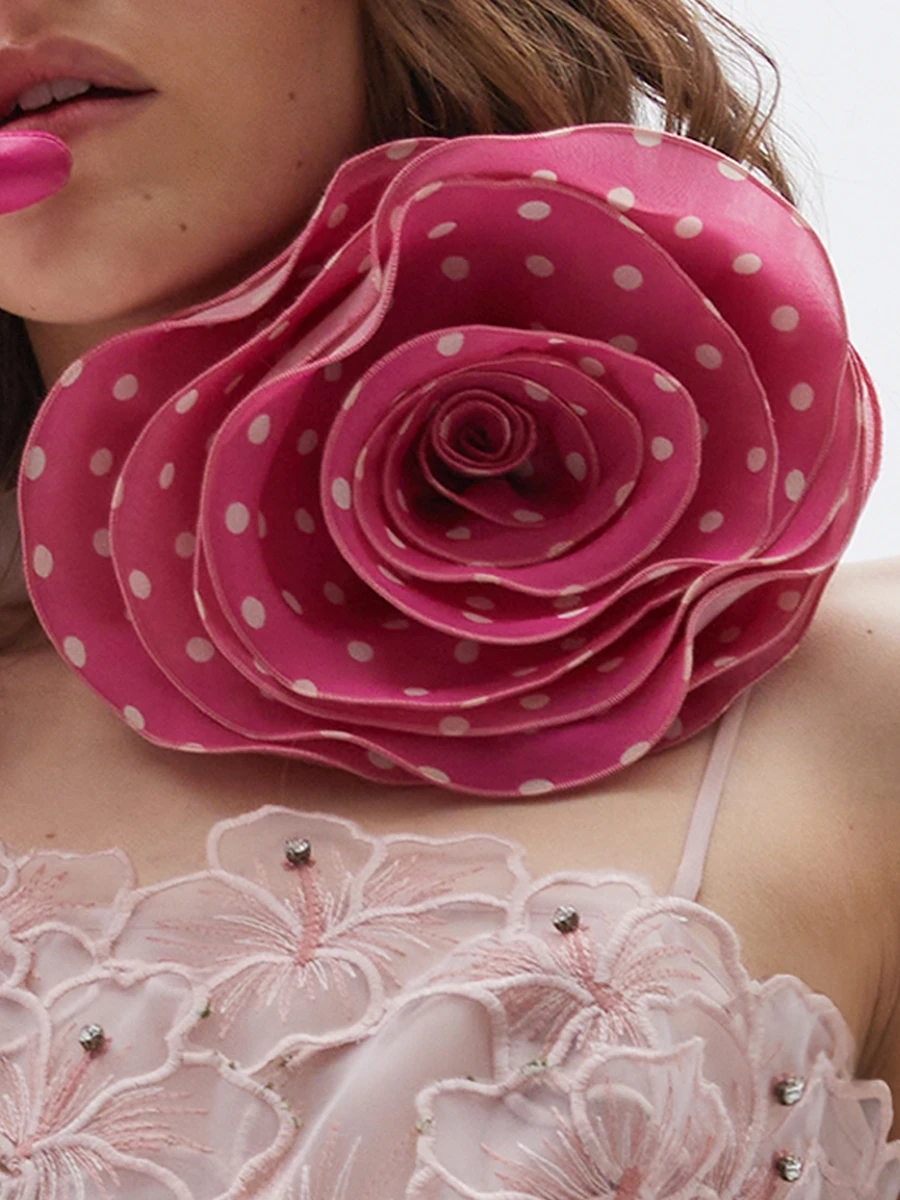 Брошь шелковая «Blossom»