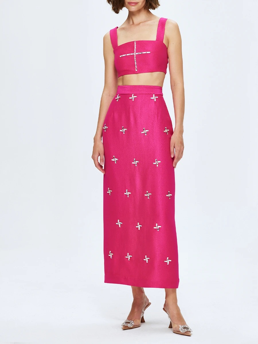 Кроп-топ из вискозы