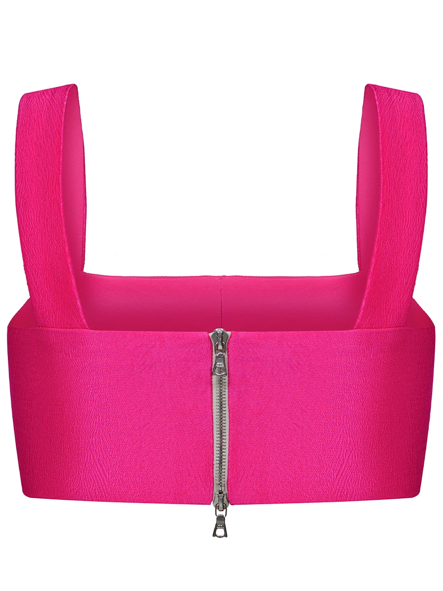 Кроп-топ из вискозы