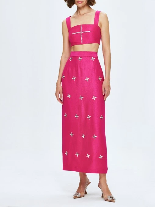 Кроп-топ из вискозы MAISON ESVE