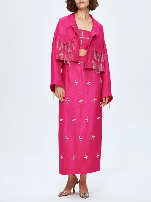 Юбка из вискозы MAISON ESVE