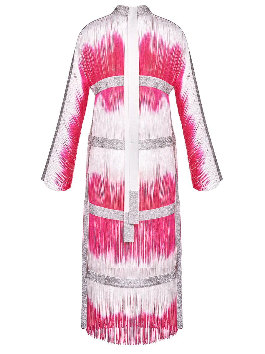 Платье с бахромой