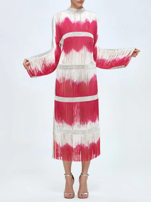 Платье с бахромой MAISON ESVE