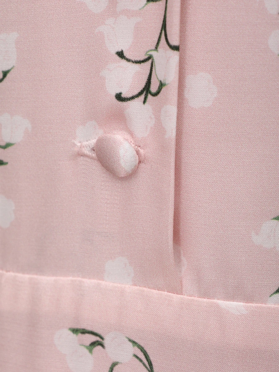 Платье из хлопка и шелка