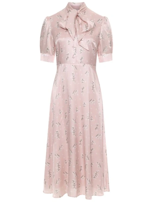 Платье из хлопка и шелка ROSEVILLE