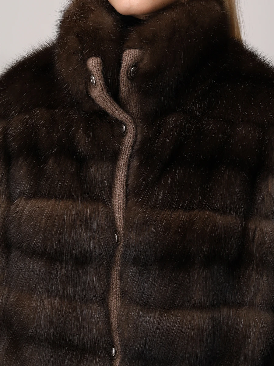 Шуба соболиная двусторонняя