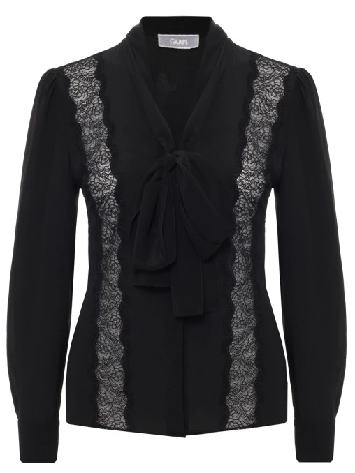Блузка из шелка и кружева CARPI