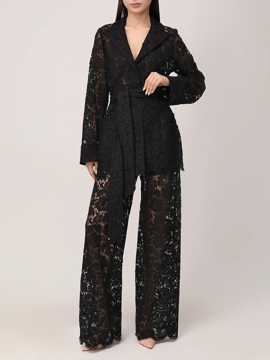 Брюки кружевные