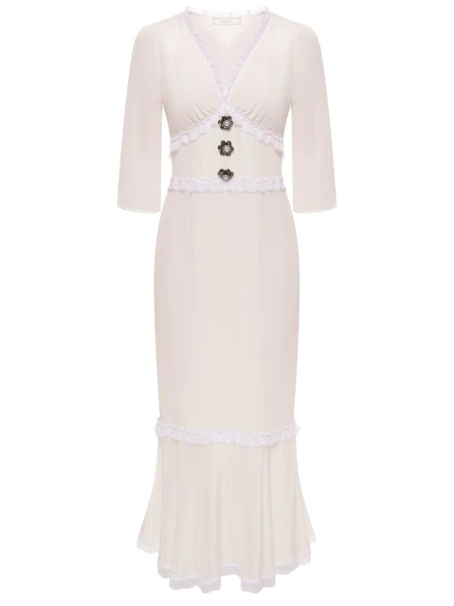 Платье шелковое «Шлейф женщины» CARPI