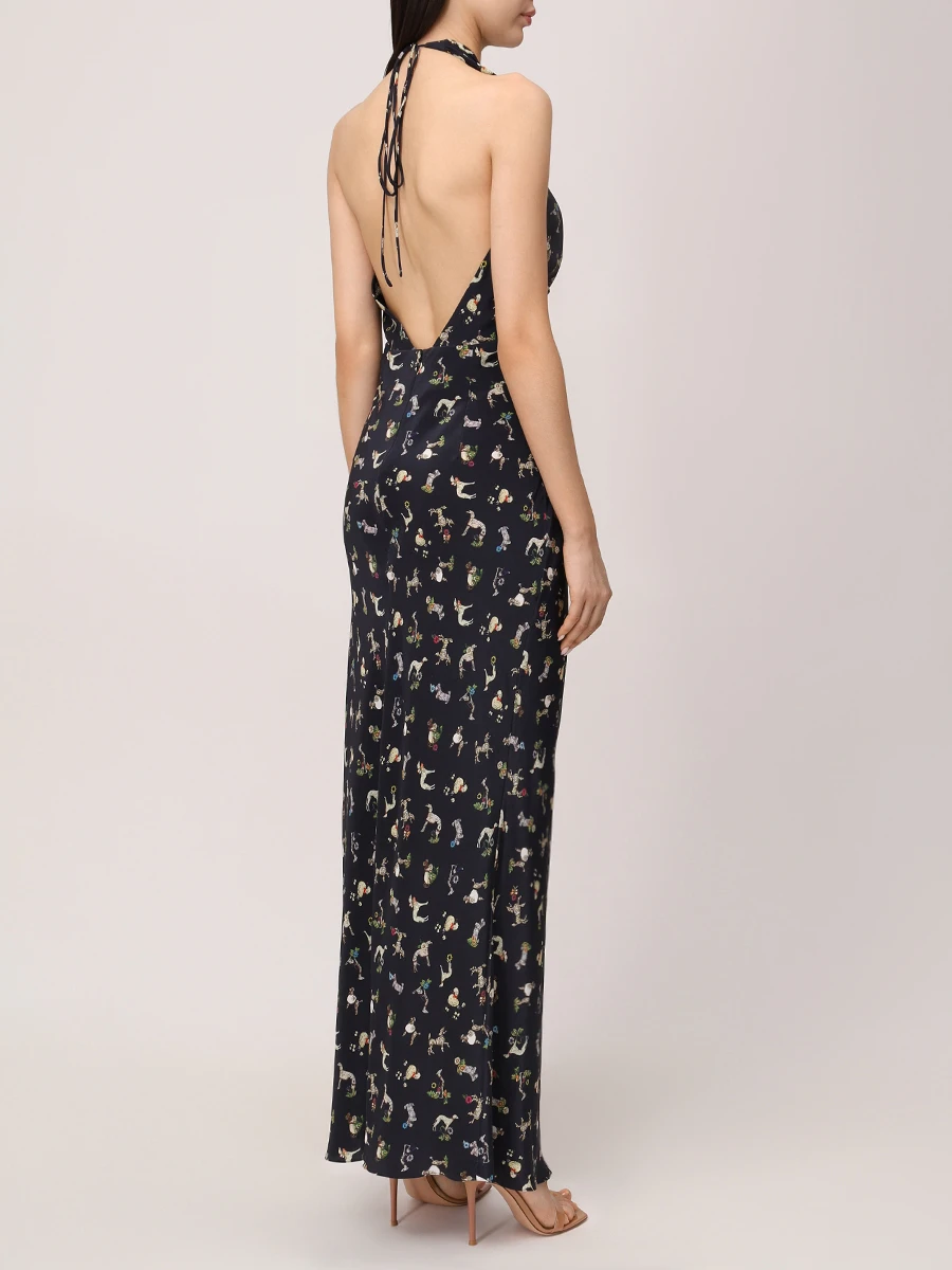 Платье шелковое