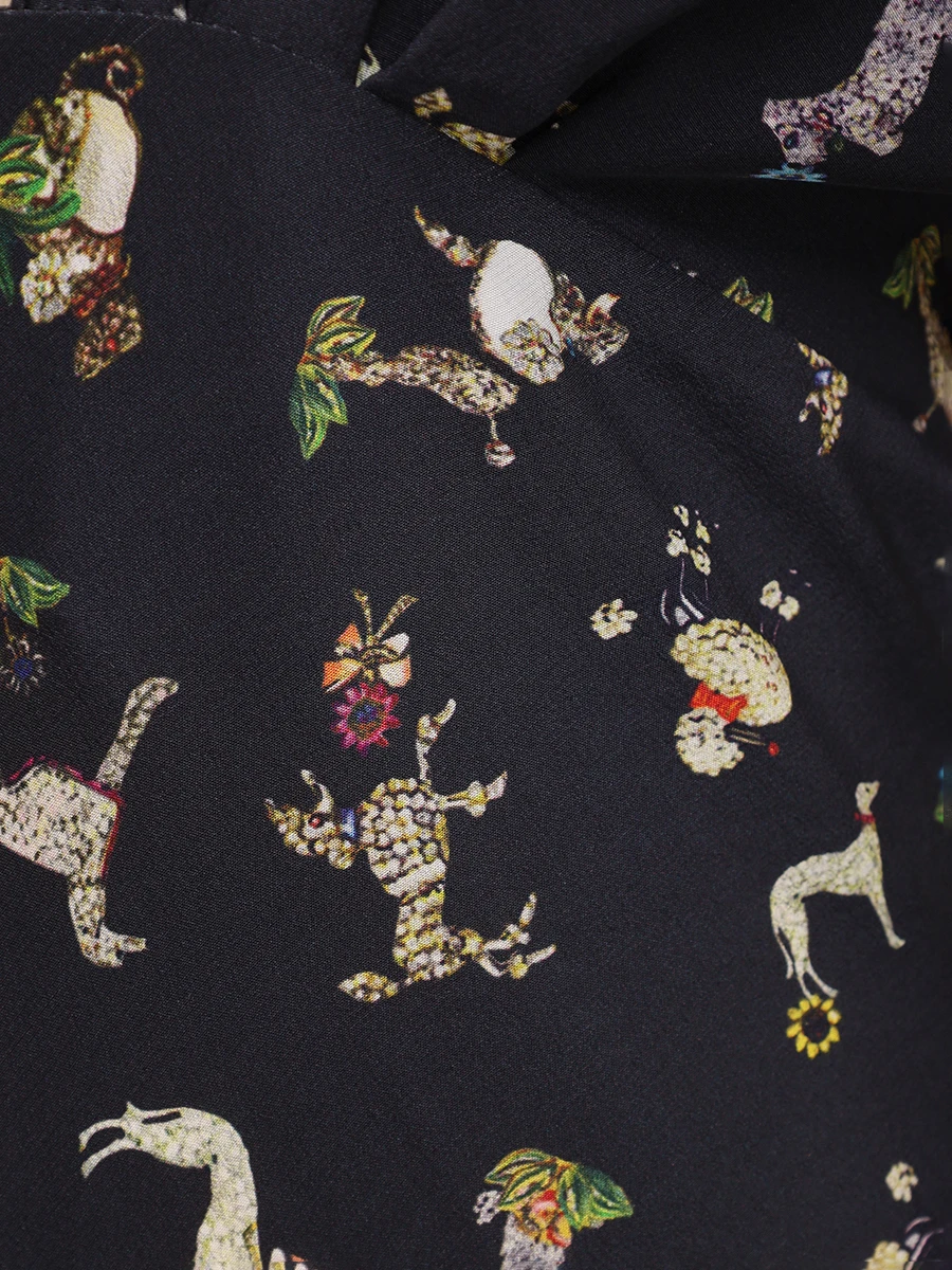 Платье шелковое