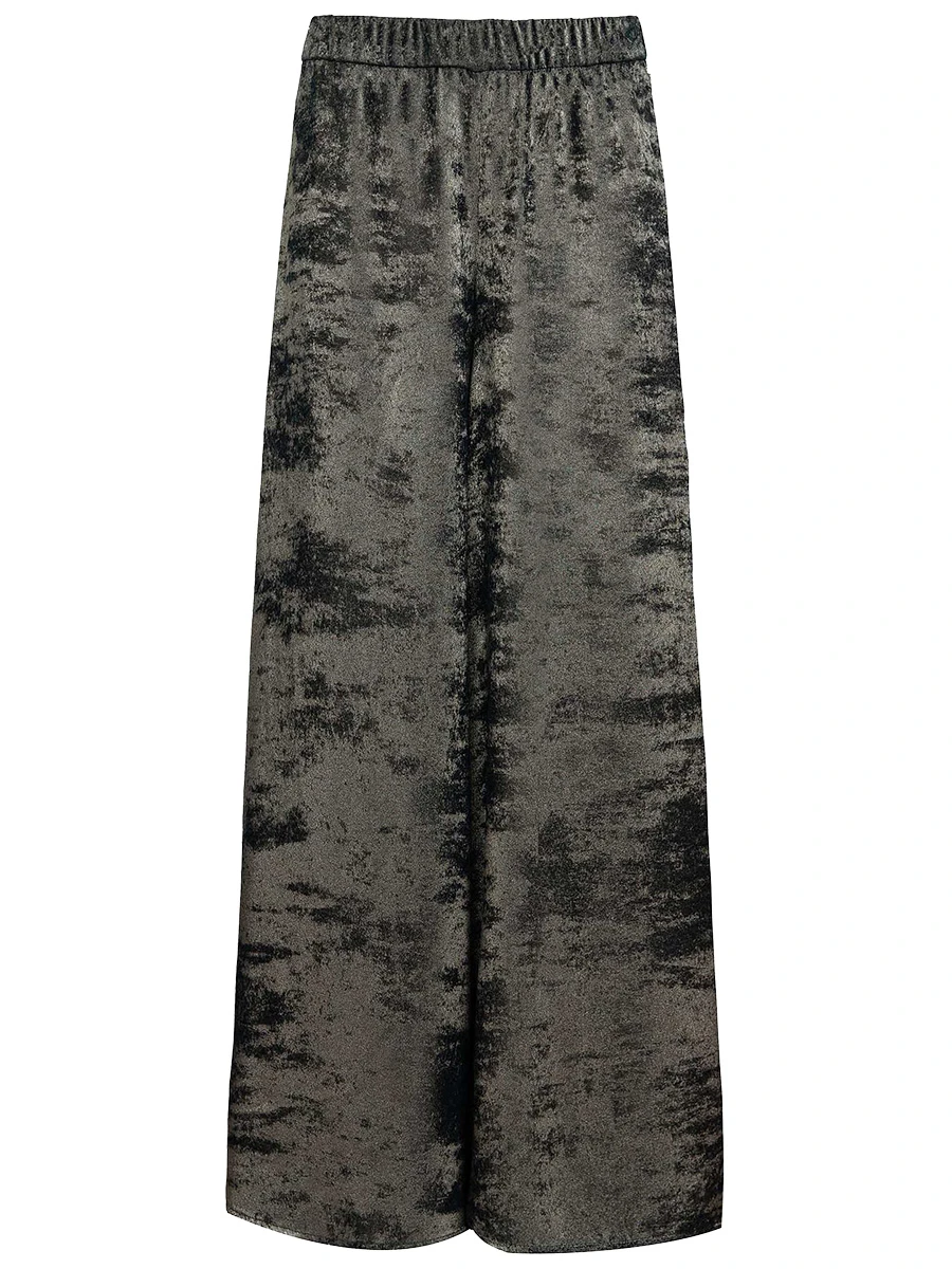 Брюки-палаццо велюровые