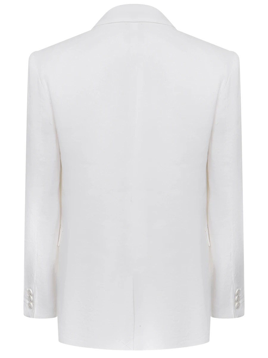 Пиджак из вискозы и льна