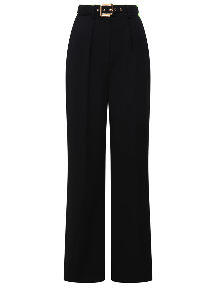 Брюки однотонные