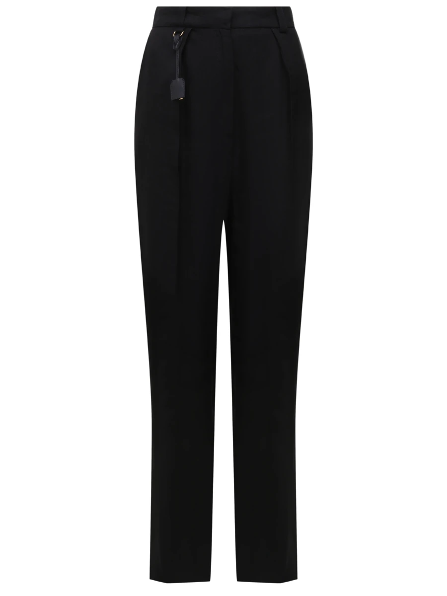 Брюки из вискозы и льна