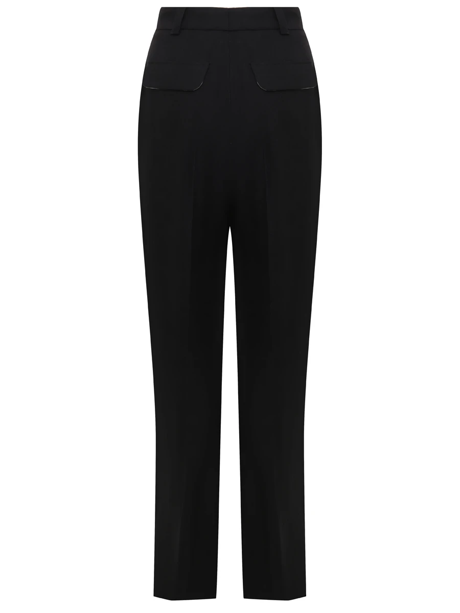 Брюки из вискозы и льна