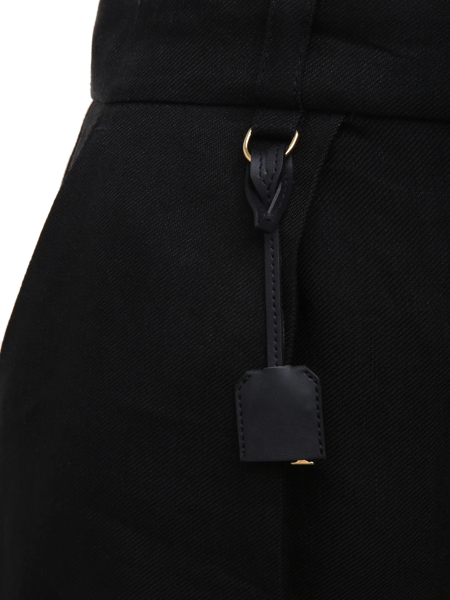 Брюки из вискозы и льна