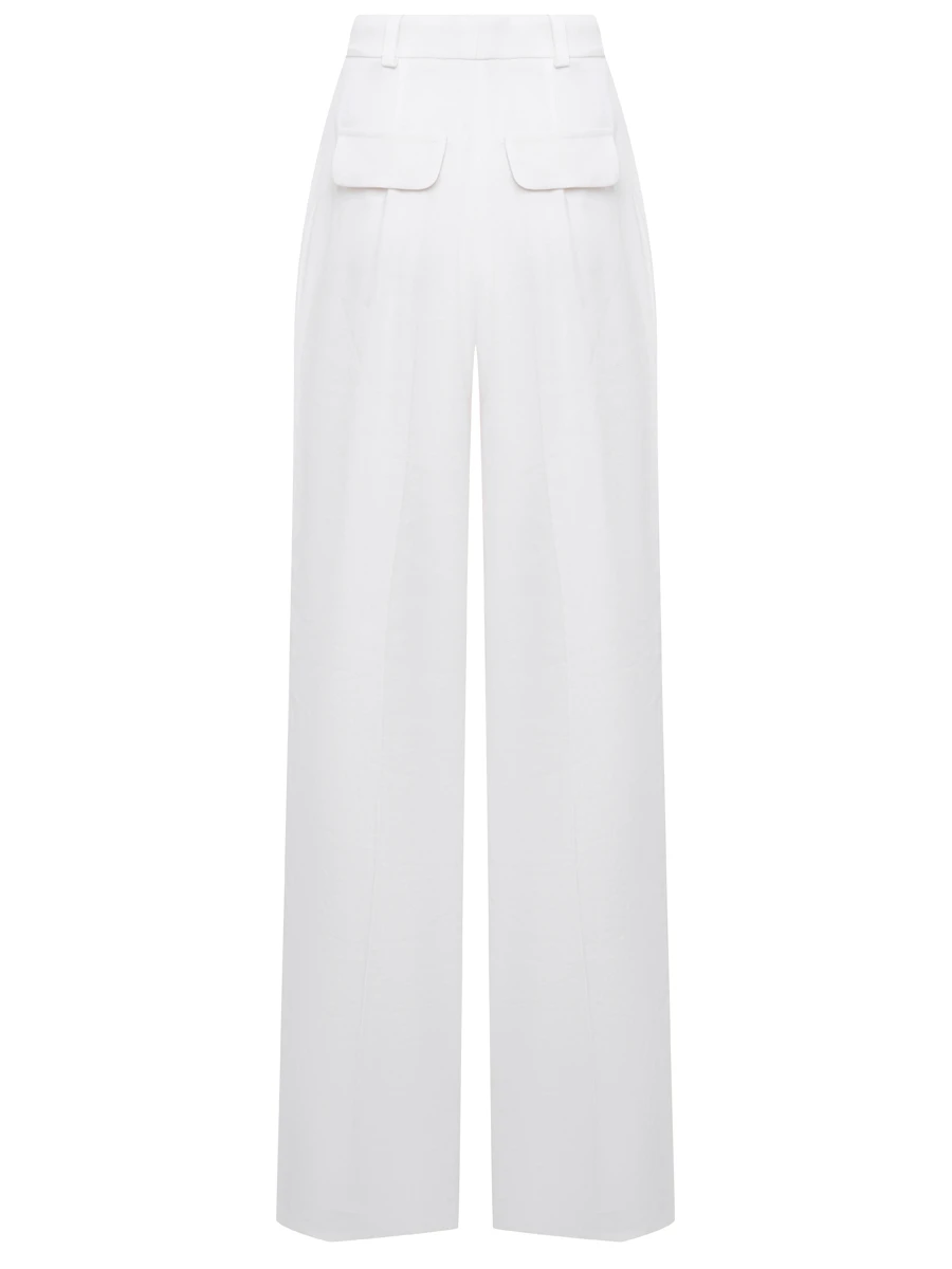 Брюки из вискозы и льна