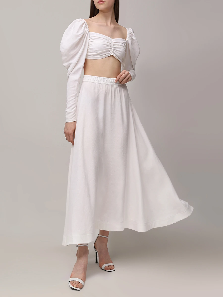 Юбка льняная