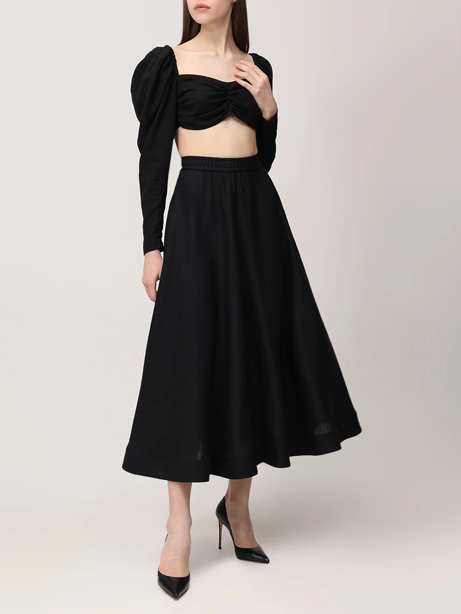 Юбка льняная