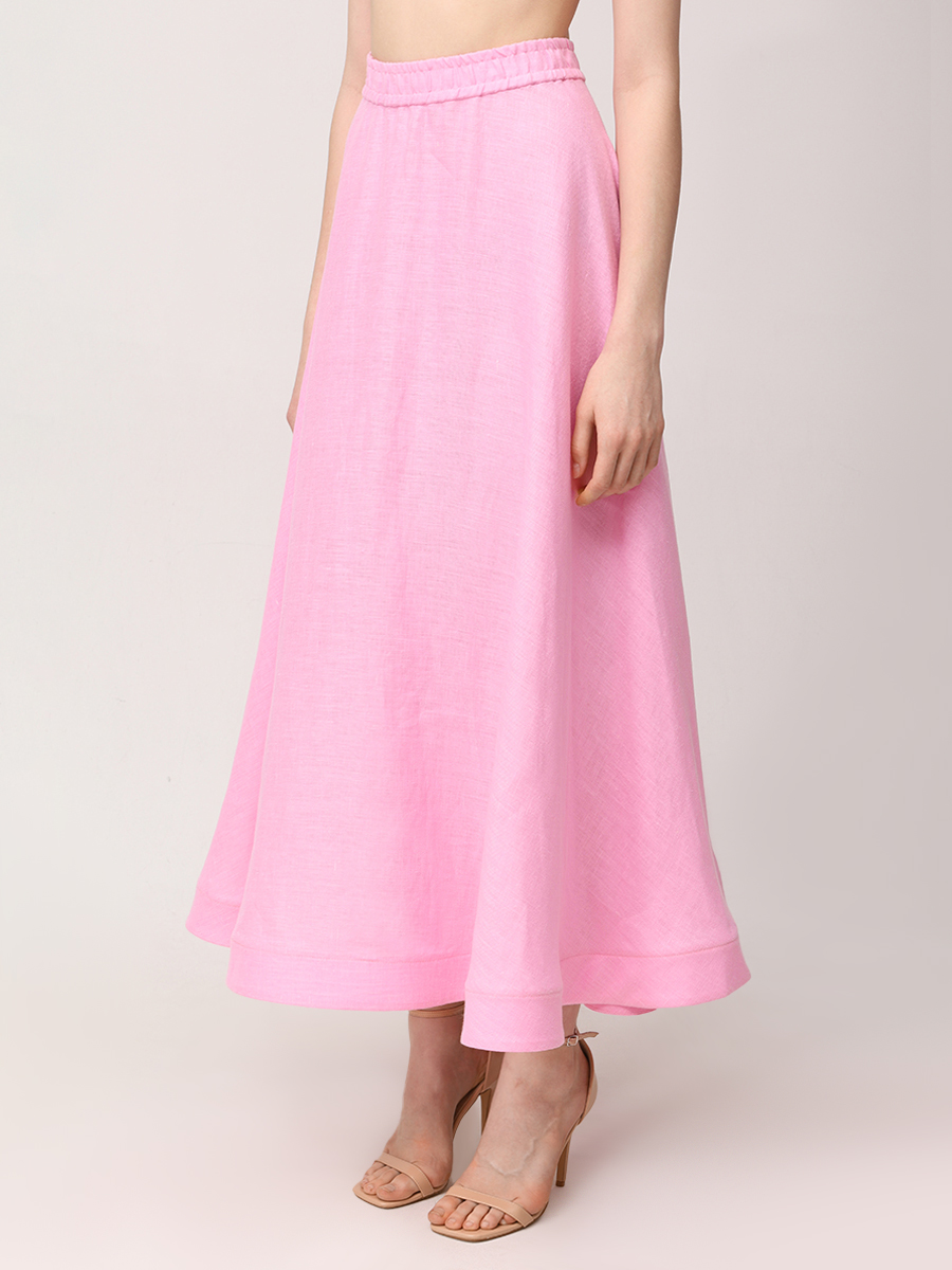 Юбка льняная