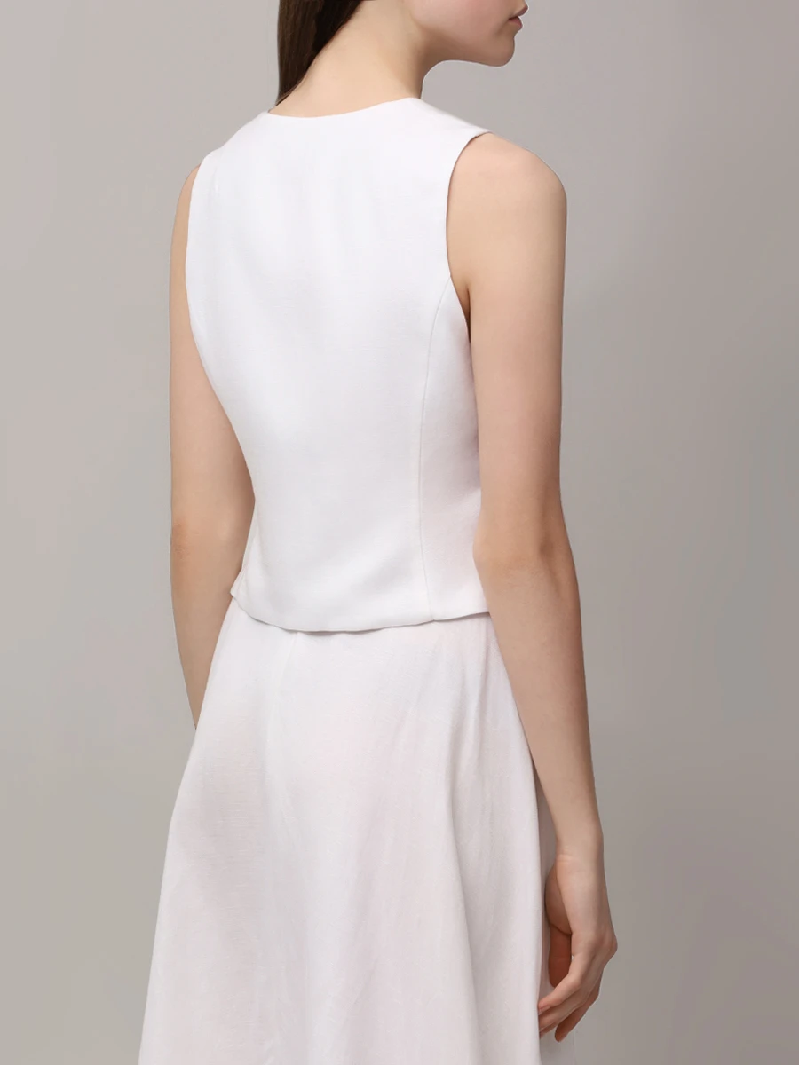 Жилет льняной