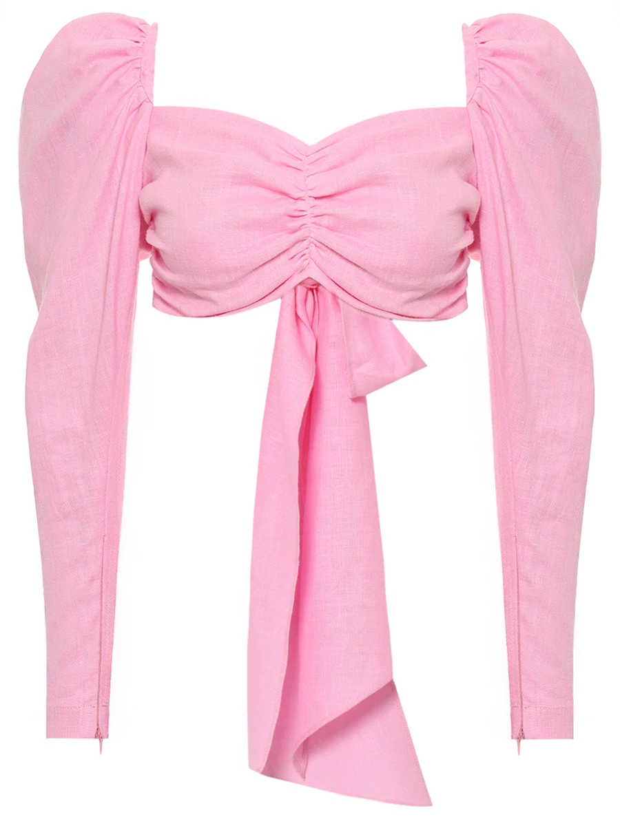 Кроп-топ льняной