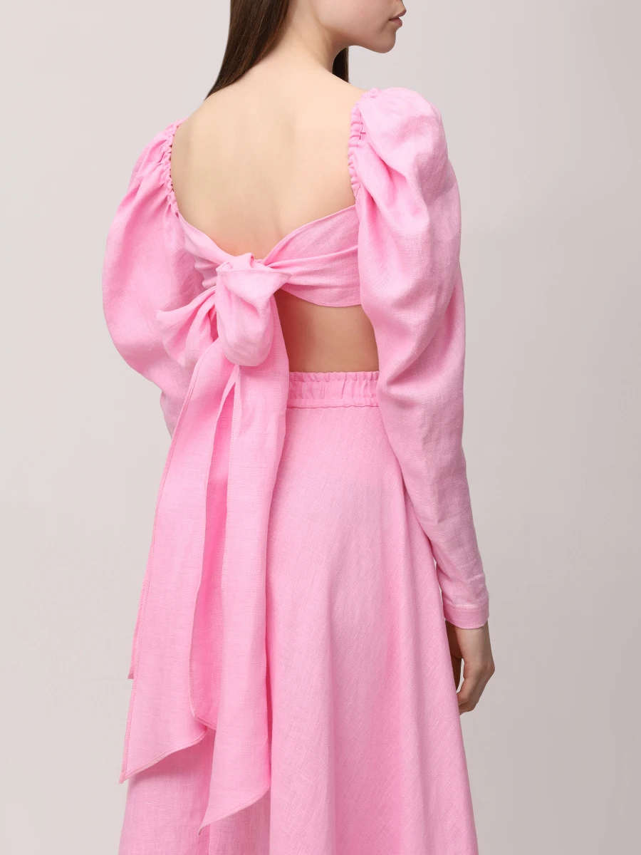 Кроп-топ льняной