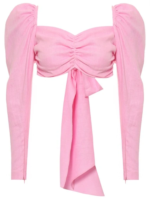 Кроп-топ льняной CRUISE DE LUXE