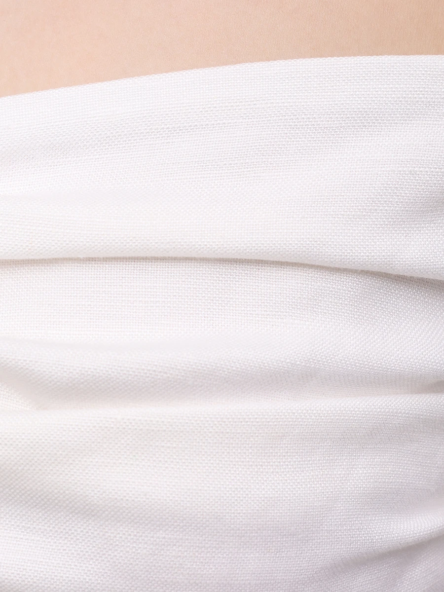 Кроп-топ льняной