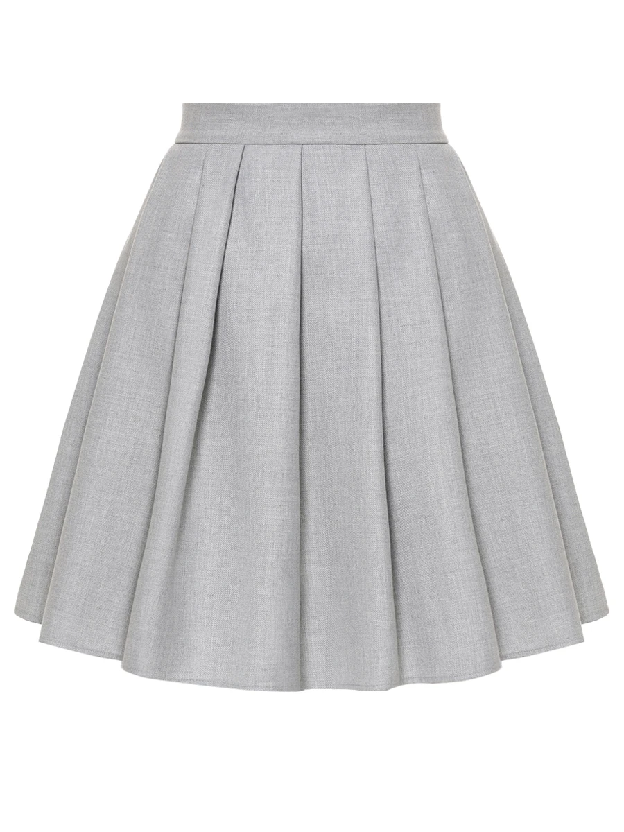 Юбка однотонная