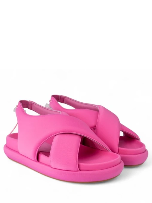 Сандалии однотонные GIABORGHINI