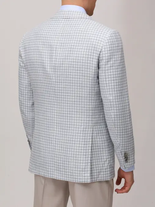 Пиджак в клетку KITON