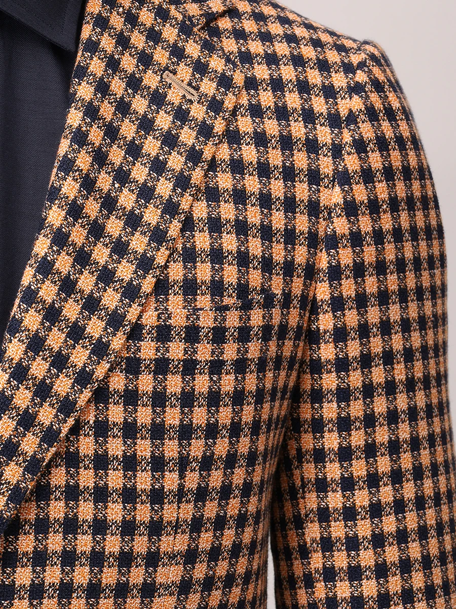 Пиджак из кашемира и льна