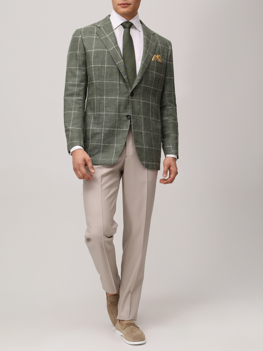 Пиджак в клетку