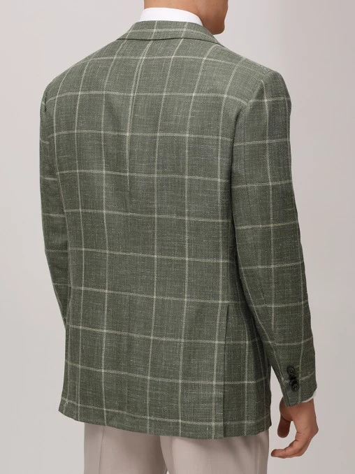 Пиджак в клетку KITON