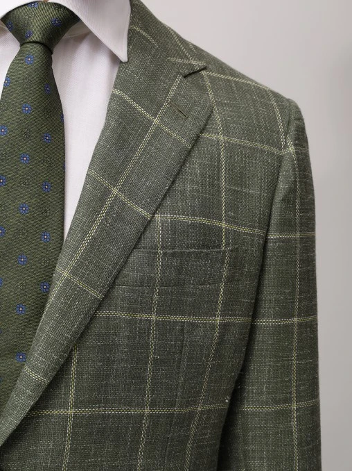 Пиджак в клетку KITON