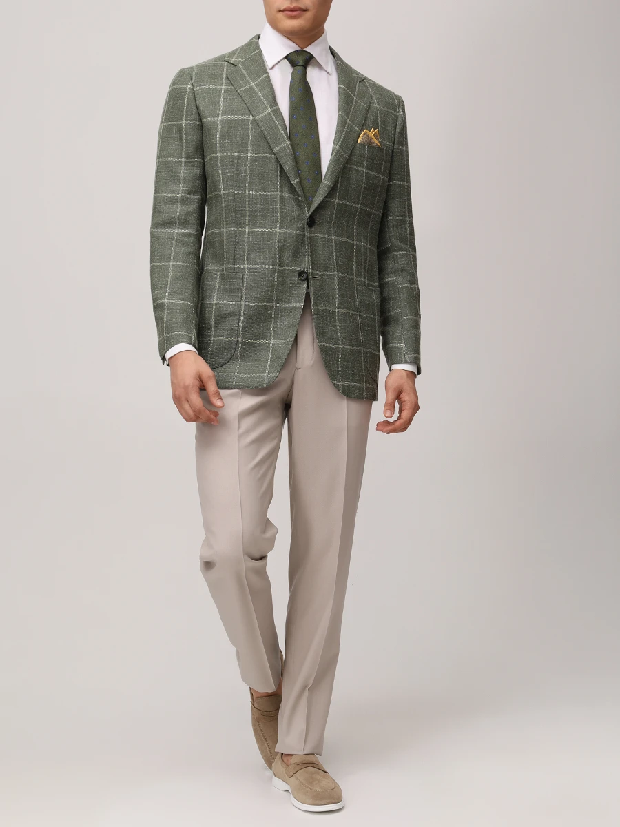 Пиджак в клетку