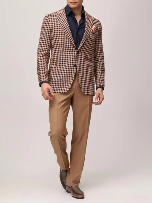 Пиджак из кашемира и льна KITON