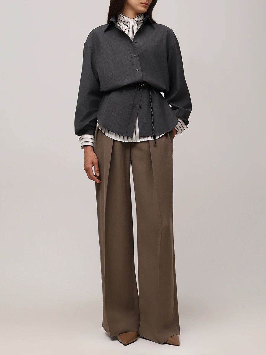 Блуза шелковая