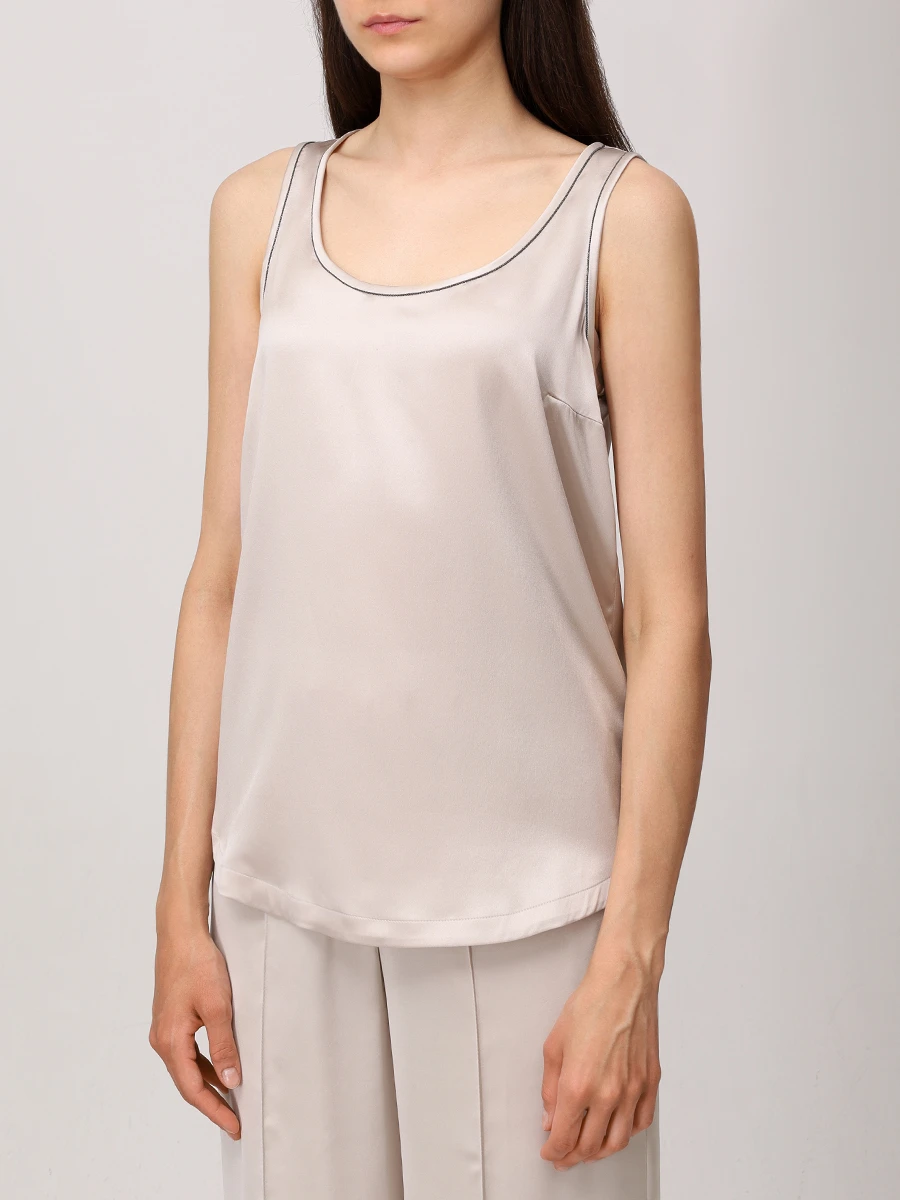 Топ шелковый