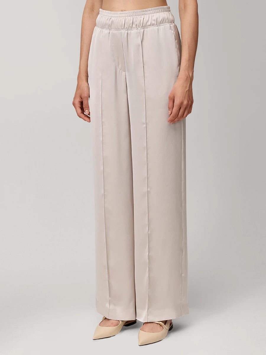 Брюки однотонные