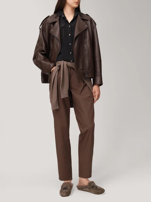 Рубашка шелковая BRUNELLO CUCINELLI