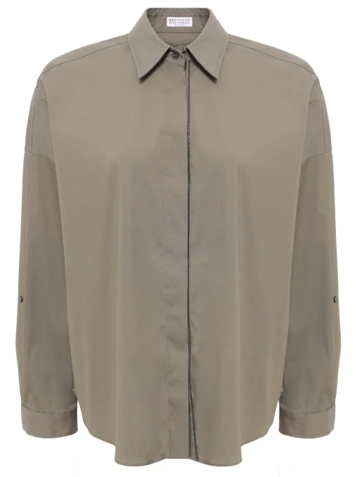 Рубашка хлопковая BRUNELLO CUCINELLI