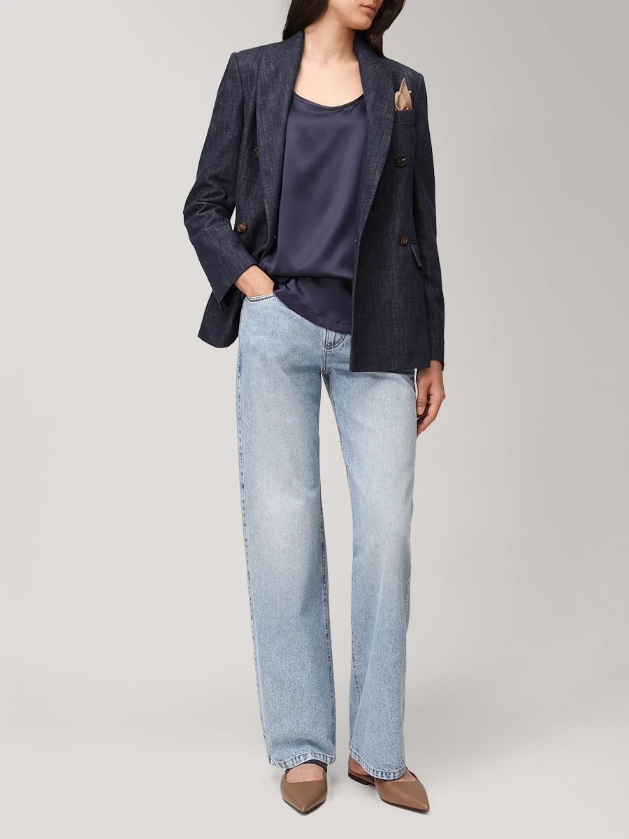 Топ шелковый