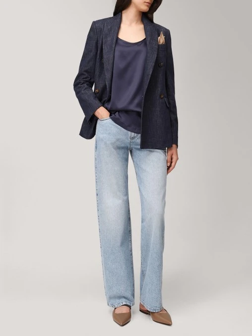 Топ шелковый BRUNELLO CUCINELLI