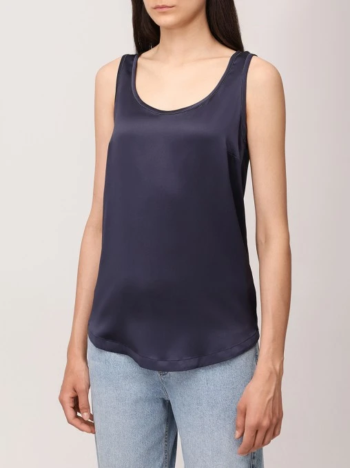 Топ шелковый BRUNELLO CUCINELLI