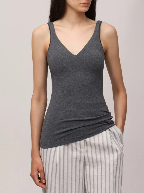 Топ хлопковый BRUNELLO CUCINELLI