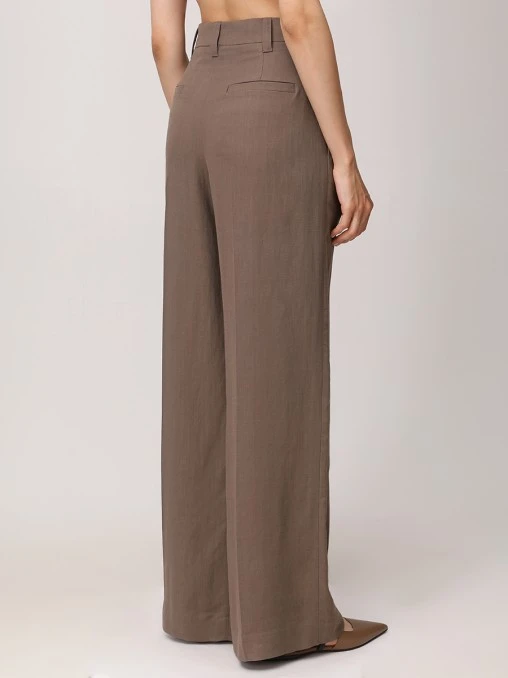 Брюки из вискозы BRUNELLO CUCINELLI
