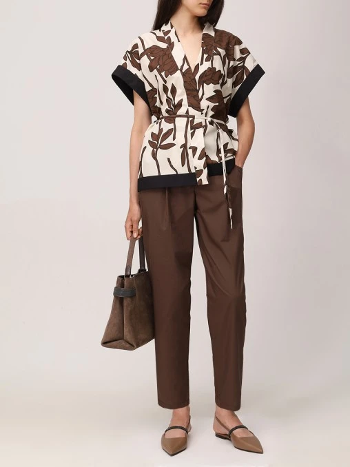 Брюки хлопковые BRUNELLO CUCINELLI